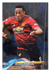 2018-19 Topps Chrome Premier League 96 Anthony Martial Manchester United