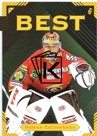 Legendary Cards Simply The Best 32 Roman Čechmánek 2005 HC Energie Karlovy Vary