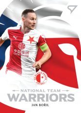 fotbalová kartička SportZoo 2020-21 Fortuna Liga Serie 2 National Team Warriors WR02 Jan Bořil SK Slavia Praha