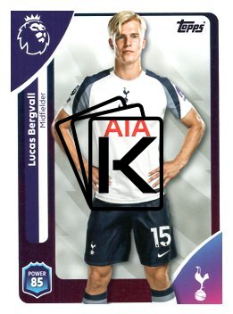 fotbalová kartička 2025-26 Topps  Premier League 261 Lucas Bergvall (Tottenham Hotspur)