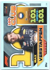 2022 Topps Formule 1Turbo Attax F1 100 Club 330 Max Verstappen (Red Bull Racing)
