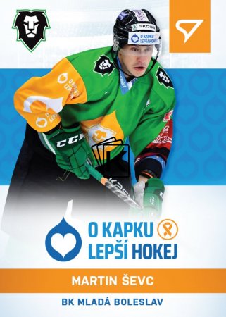 hokejová kartička 2021-22 SportZoo Live Tipsport Extraliga O Kapku Lepší Hokej  KN-06 Martin Ševc BK Mladá Boleslav /29