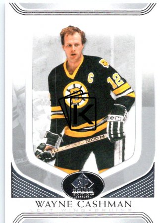 Hokejová karta 2020-21 Upper Deck SP Legends Signature Edition 22 Wayne Cashman - Boston Bruins