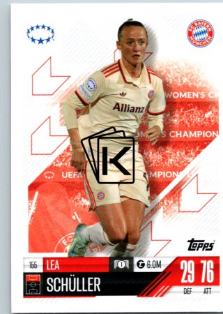 Fotbalová kartička 2024-25 Topps Match Attax EXTRA UEFA Club Competitions UWCL Cards 155.  Lea Schüller (FC Bayern München)