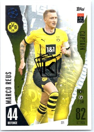 Fotbalová kartička 2023-24 Topps Match Attax UEFA Club Competitions 221 Marco Reus Borussia Dortmund