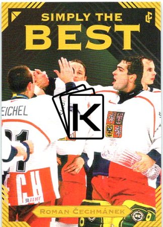 Legendary Cards Simply The Best 20 Roman Čechmánek 2000 Česká Republika Nejlpeší brankář MS