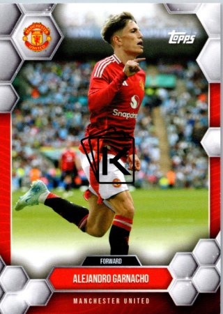 fotbalová kartička 2024-25 Topps Manchester United Fan Set 17 Alejandro Garnacho