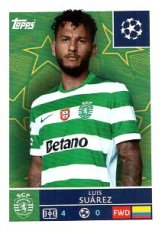 2025-26 Topps Champions League  Sporting CP 422 Luis Suárez