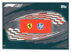 2025 Topps Turbo Attax F1Scuderia Ferrari HP 19 Team Logo-Paralel Emerald
