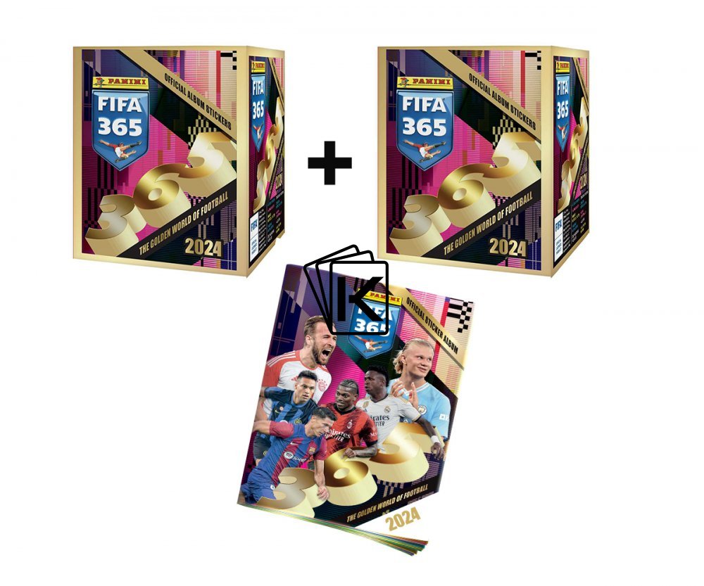 Panini FIFA 365 2024 Box Samolepek (36 balíčků)KOPIE Kartičkárna