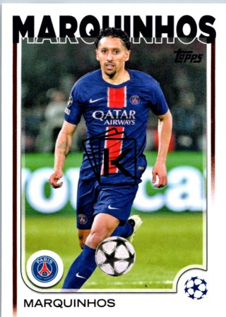 fotbalová kartička 2024-25 Topps UEFA Club Competitions Flagship 110 Marquinhos PSG