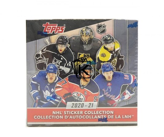 2020-2021 Topps NHL Balíček samolepek