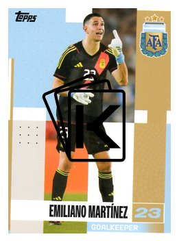 fotbalová kartička 2024-25 Topps Argentina 1 Emiliano Martinez
