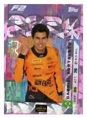 2025 Topps Turbo Attax F1 Kick Sauber Champions  278 Gabriel Bortoleto-Paralel Pink