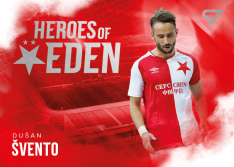 2025-26 SportZoo SK Slavia Praha Heroes of Eden HE-18 Dušan Švento