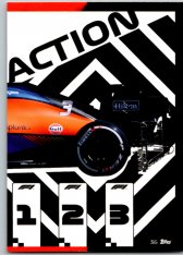 2021 Topps Formule 1 Turbo Attax 36 Power Action Car McLaren F1