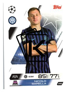 fotbalová kartička 2025-26 Topps Match Attax UCC 258 Nicolò Barella (FC Internazionale Milano)