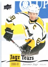 Insertní karta 2018-19 Years JJ-11 Jaromir Jagr Pittsburgh