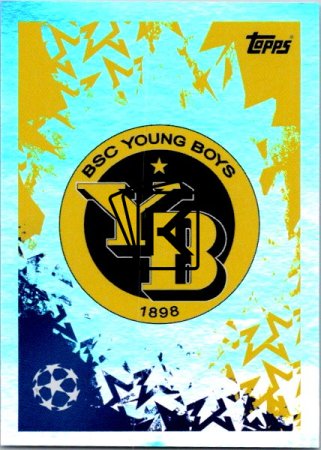 2024-25 Topps Champions League 431 Club Badge (BSC Young Boys)