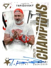 podepsaná karta 2025-26 SportZoo SK Slavia Praha Champions /45 CHS-JT Jindřich Trpišovský