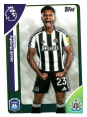 fotbalová kartička 2025-26 Topps  Premier League 228 Jacob Murphy (Newcastle United)