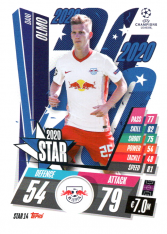 fotbalová kartička 2020-21 Topps Match Attax Champions League STAR14 Dani Olmo RB Leipzig