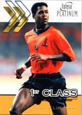 2001 Futera Platinum 1st Class 15 Patrick Kluivert Netherlands