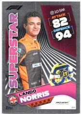 2022 Topps Formule 1Turbo Attax F1 Superstars 305 Lando Norris (McLaren)