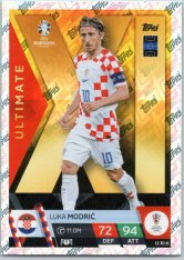 fotbalová karta Topps Match Attax EURO 2024 Ultimate XI6 Luka Modrić (Croatia)