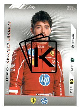 2025 Topps Turbo Attax F1 Scuderia Ferrari HP 22	Charles Leclerc