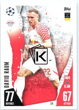 Fotbalová kartička 2023-24 Topps Match Attax UEFA Club Competitions 230 David Raum RB Leipzig