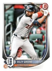 Baseballová karta 2025 Bowman 58 Riley Greene, Detroit Tigers