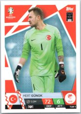 fotbalová karta Topps Match Attax EURO 2024 TUR1 Mert Günok (Turkey)