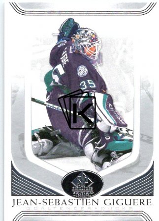 Hokejová karta 2020-21 Upper Deck SP Legends Signature Edition 120 Jean-Sebastien Giguere - Anaheim Ducks