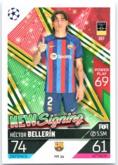 Fotbalová kartička 2022-23 Topps Match Attax UCL New Signing NS39 Hector Bellerin FC Barcelona