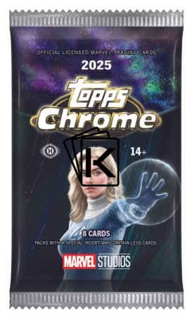 2025 Topps Chrome Marvel Studios Hobby Balíček