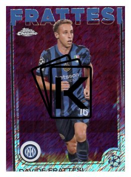 fotbalová kartička 2024-25 Topps Chrome Magenta 195 - Davide Frattesi