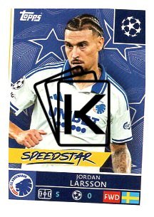 2025-26 Topps Champions League  F.C. Copenhagen 502 Jordan Larsson