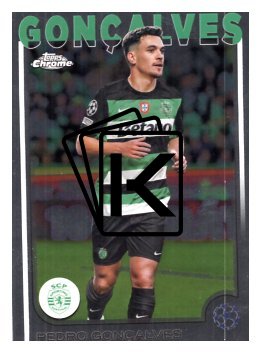 fotbalová kartička 2024-25 Topps Chrome 134 Pedro Gonçalves, Sporting Clube de Portugal