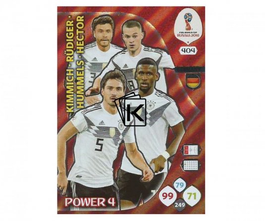 Fotbalová kartička Panini Adrenalynl XL World Cup Russia 2018 Power 4 404 Germany
