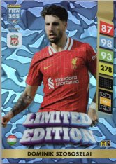 Limitovaná kartička Panini FIFA 365 2025 Adrenalyn XL Dominik Szoboszlai FC Liverpool