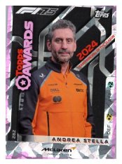 2025 Topps Turbo Attax F1  McLaren Topps Awards  282 Andrea Stella-Paralel Pink