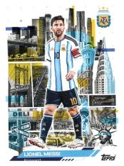 fotbalová kartička 2025-26 Topps Team Set Argentina AFA in the Apple 50 Lionel Messi