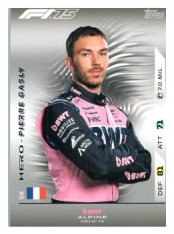 2025 Topps Turbo Attax F1 BWT Alpine  58	Pierre Gasly