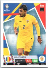 fotbalová karta Topps Match Attax EURO 2024 ROM6 Andrei Rațiu (Romania)