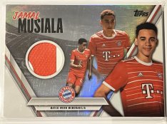 2022-23 Topps FC Bayern Team set Jamal Musiala Match Worn Memorabilia