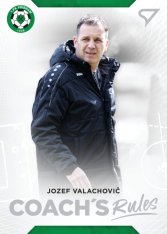 fotbalová kartička SportZoo 2020-21 Fortuna Liga Serie 2 Coach ´s Rules CR02 Jozef Valachovič 1.FK Příbram