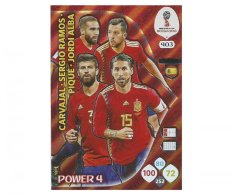 Fotbalová kartička Panini Adrenalynl XL World Cup Russia 2018 Power 4 403 Spain