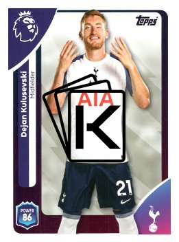 fotbalová kartička 2025-26 Topps  Premier League 260 Dejan Kulusevski (Tottenham Hotspur)