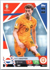 fotbalová karta Topps Match Attax EURO 2024NED12 Mats Wieffer (Netherlands)
